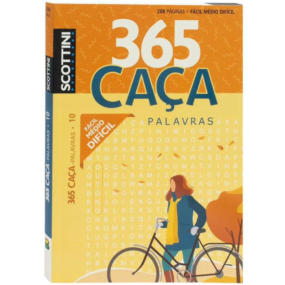 Livro De Atividades Caca-Palavras 365 Scottini N10 Todolivro - imagem 2