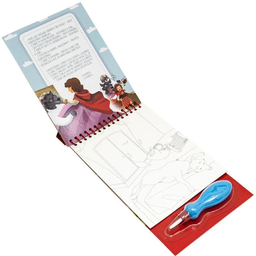 Livro Aquabook Chapeuzinho Verm.27,6X13,6 10P Todolivro - imagem 3