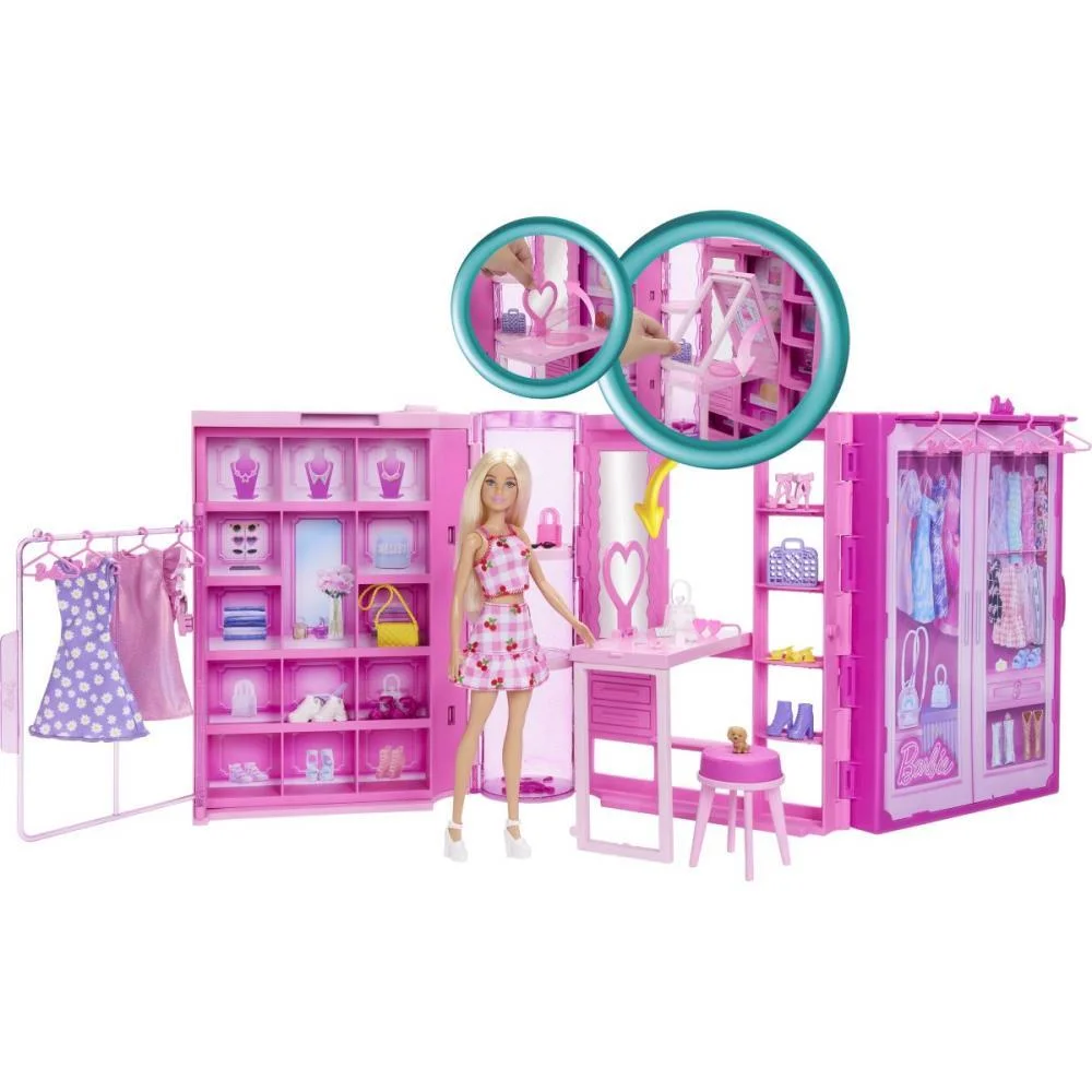 Barbie Fashion Closet Dos Sonhos C/Aces E Bon Mattel - imagem 5