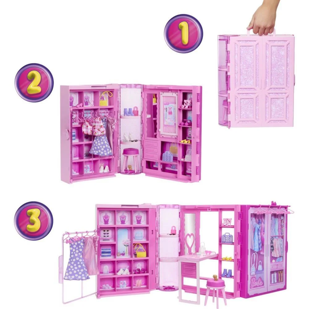 Barbie Fashion Closet Dos Sonhos C/Aces E Bon Mattel - imagem 6