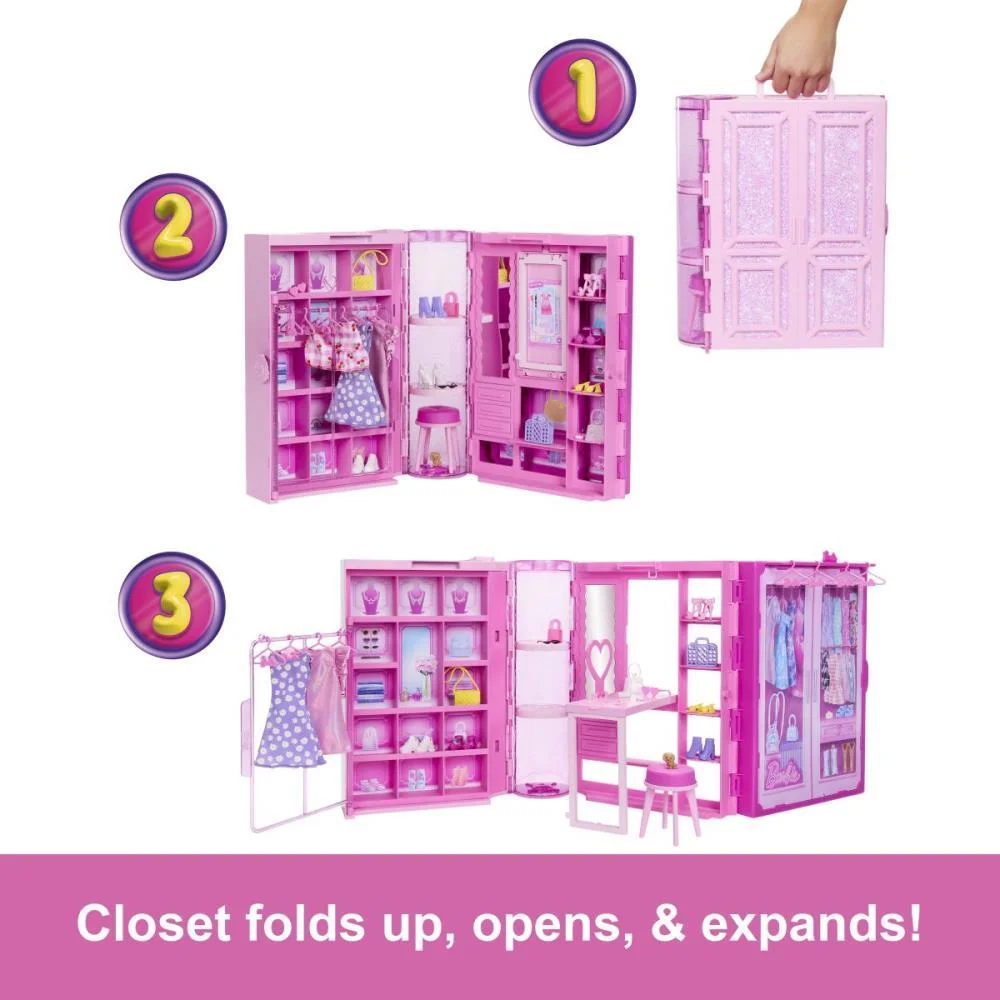 Barbie Fashion Closet Dos Sonhos C/Aces E Bon Mattel - imagem 9