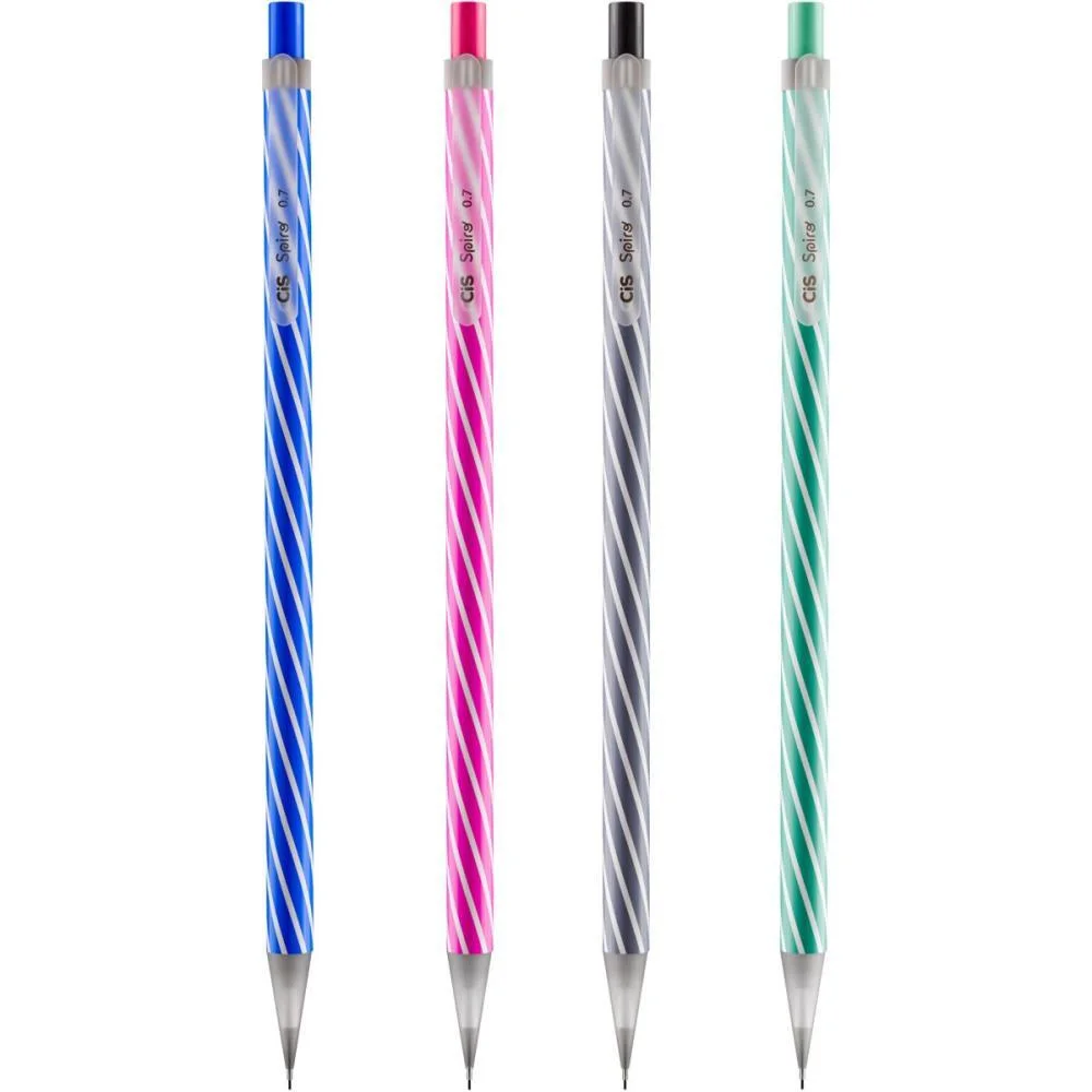 Lapiseira 0.7Mm Cis Spiro Cores Sortidas Sertic (Pote-24) - imagem 4