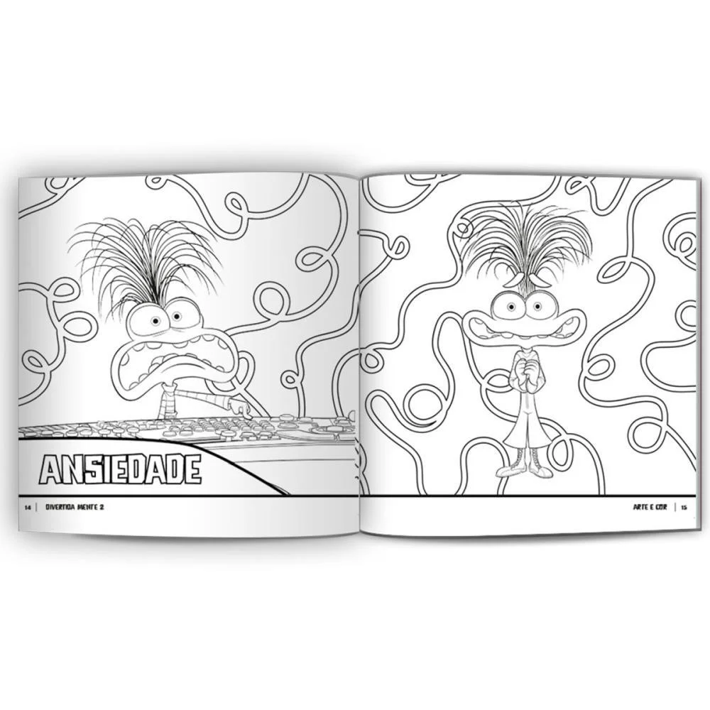 Livro Infantil Colorir Arte E Cor Divertidamente2 36P Culturama - imagem 4