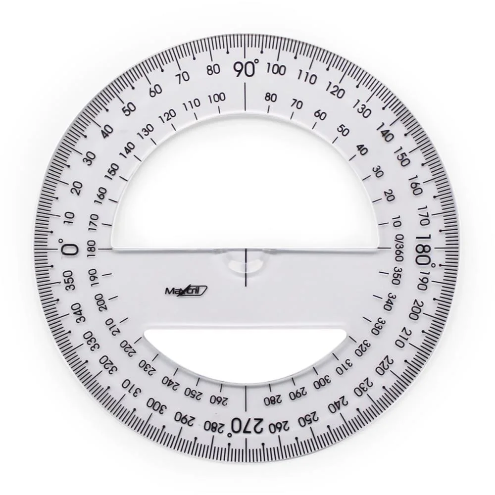 Transferidor Max Premium 360G Cristal 15Cm Maxcril (Blister) - imagem 3