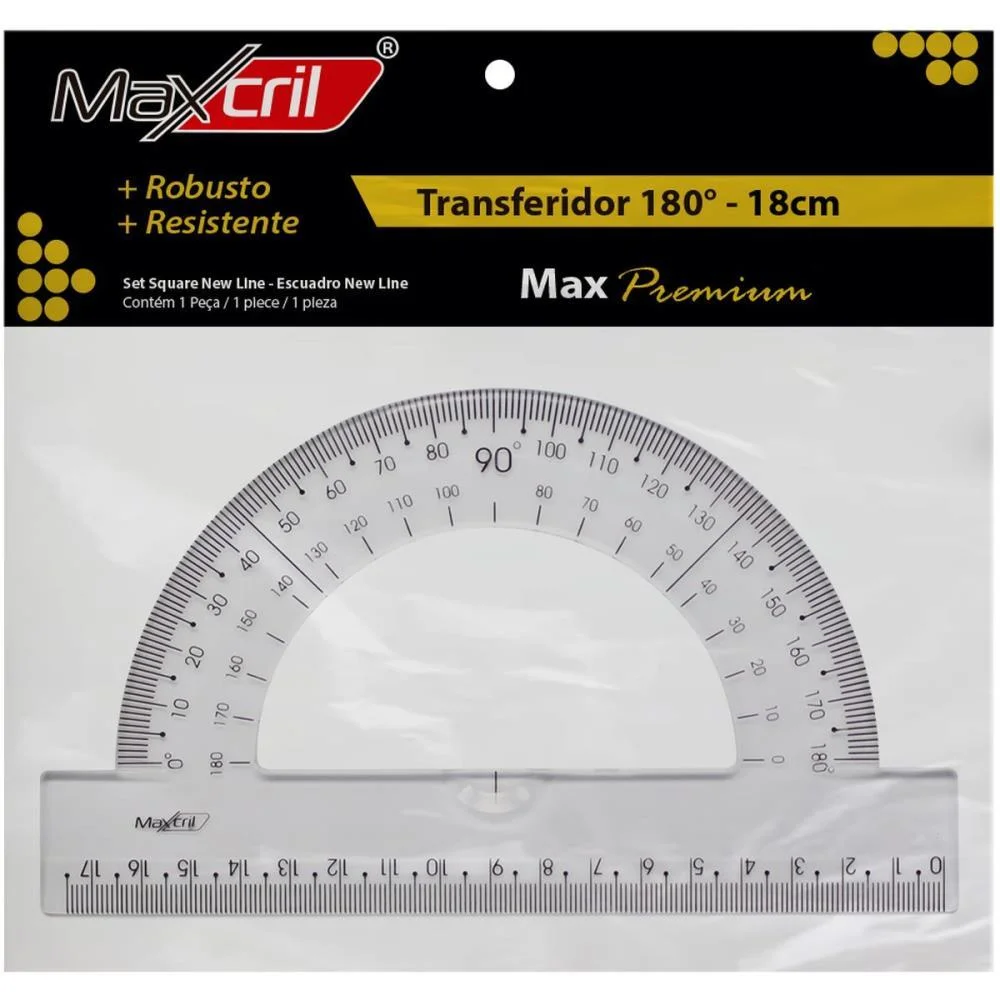 Transferidor Max Premium 180G Cristal 18Cm Maxcril (Blister) - imagem 5