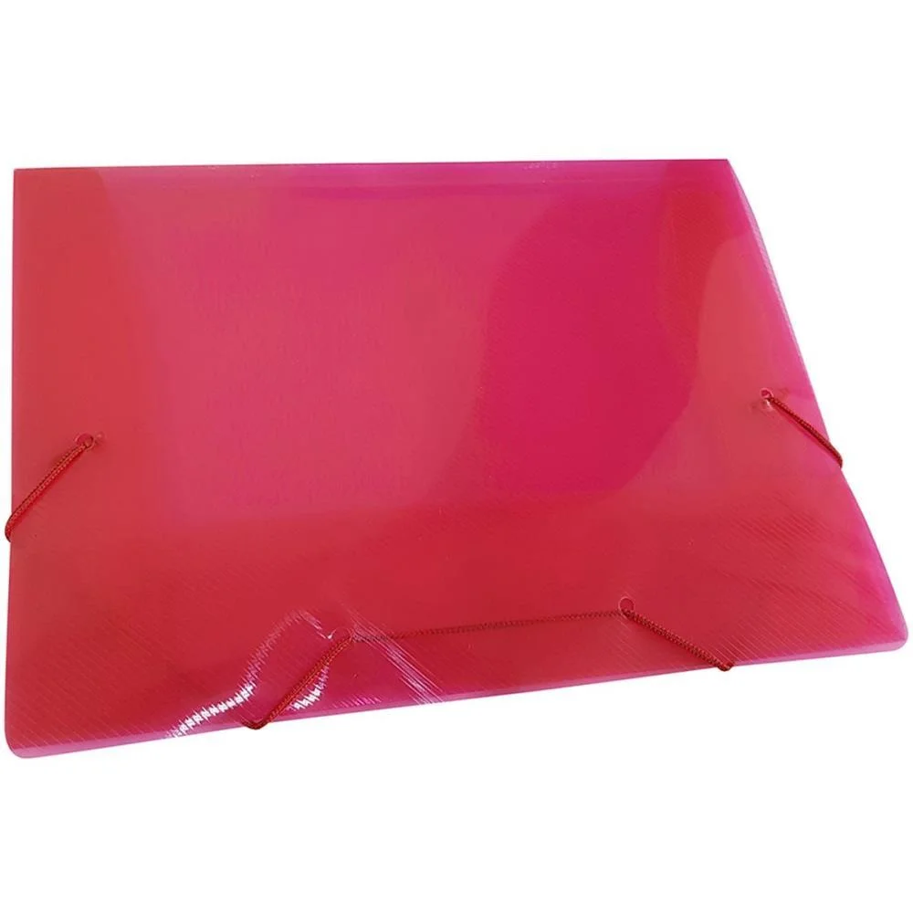 Pasta Aba Elastica Plastica Mini Vermelha Acp (Pct.c/10) - imagem 2