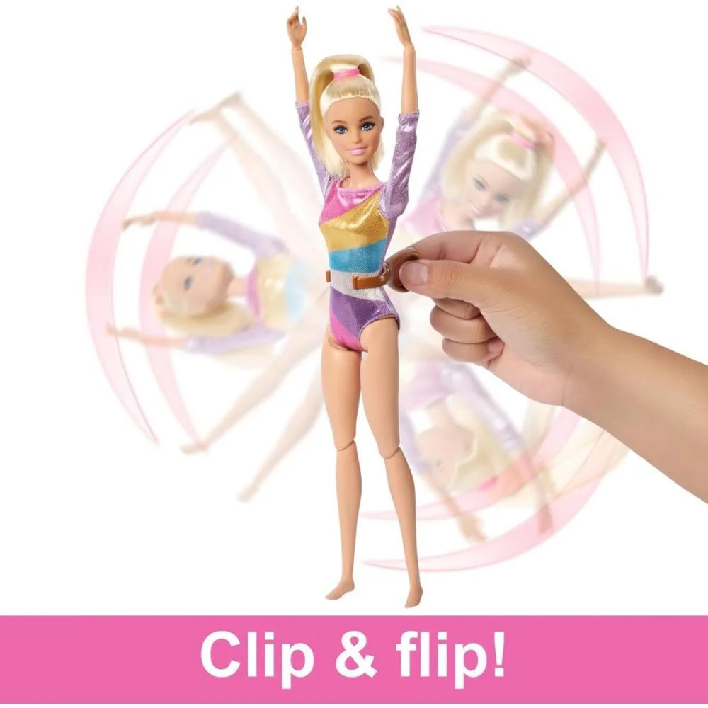 Barbie Profissoes Barbie Loira Conj. De Ginasta Mattel - imagem 5