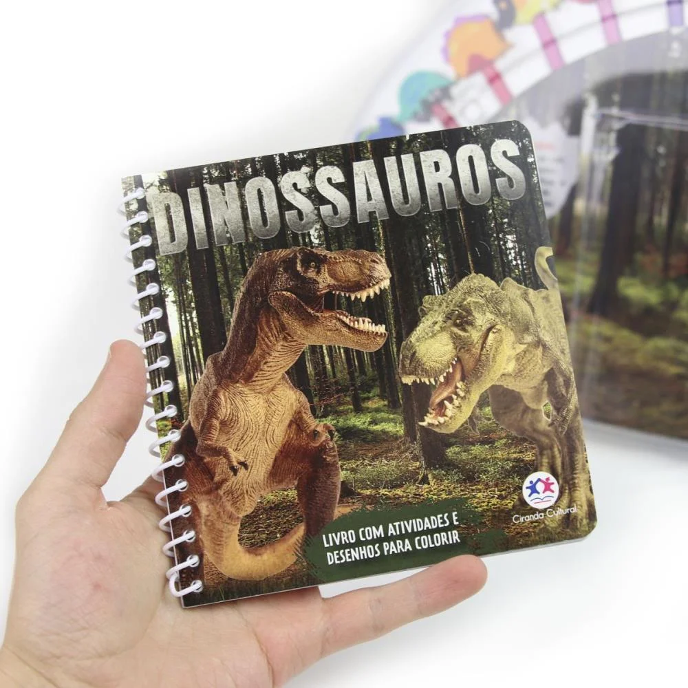 Livro Brinquedo Ilustrado Kit Divertido Dinossauros Magic Kids - imagem 4