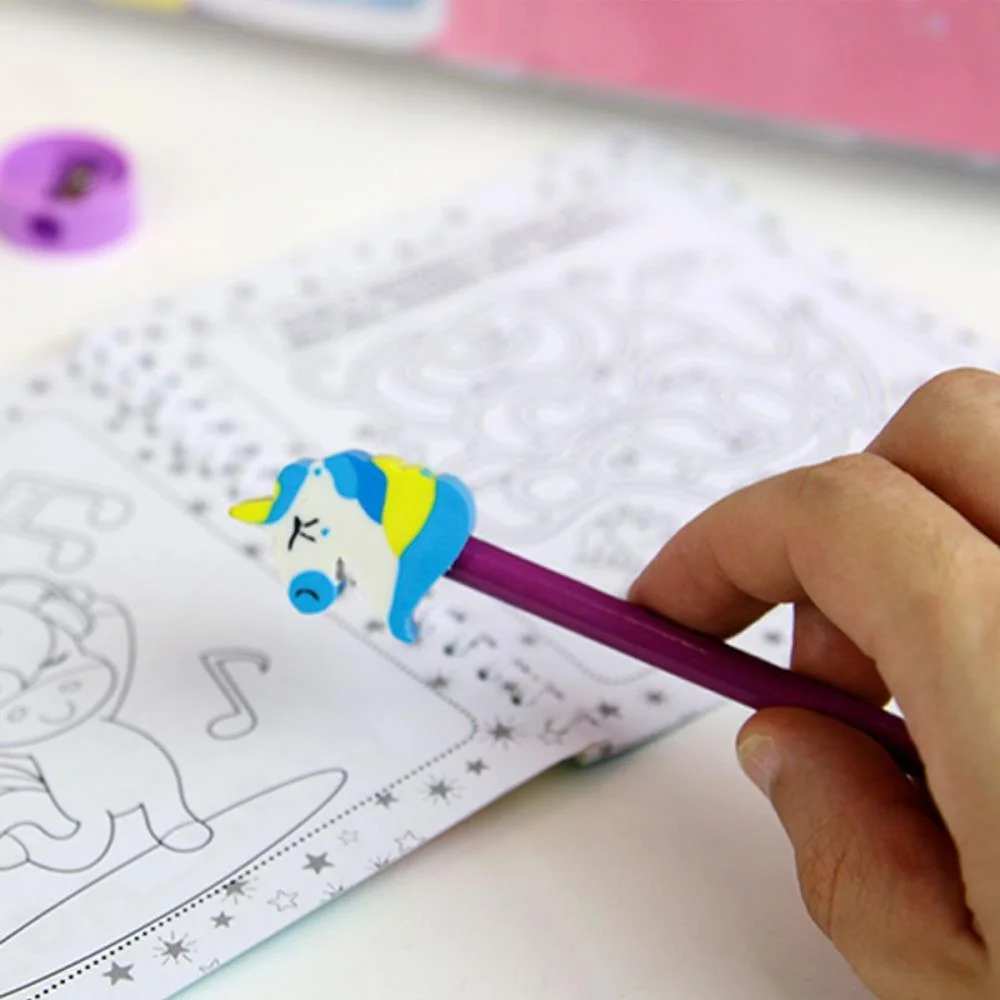 Livro Brinquedo Ilustrado Kit Divertido Unicornios Magic Kids - imagem 4