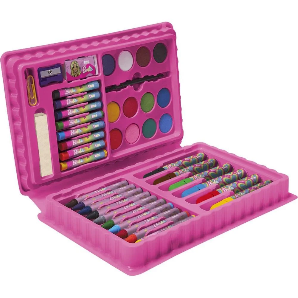 Maleta Para Pintura Barbie 42 Pecas Summit - imagem 4
