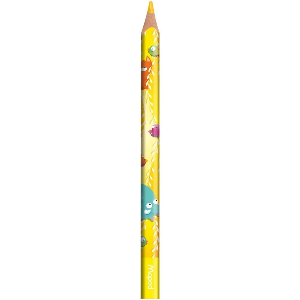 Lapis De Cor Jumbo Jungle Fever 12 Cores Maped (Pct.c/06) - imagem 5