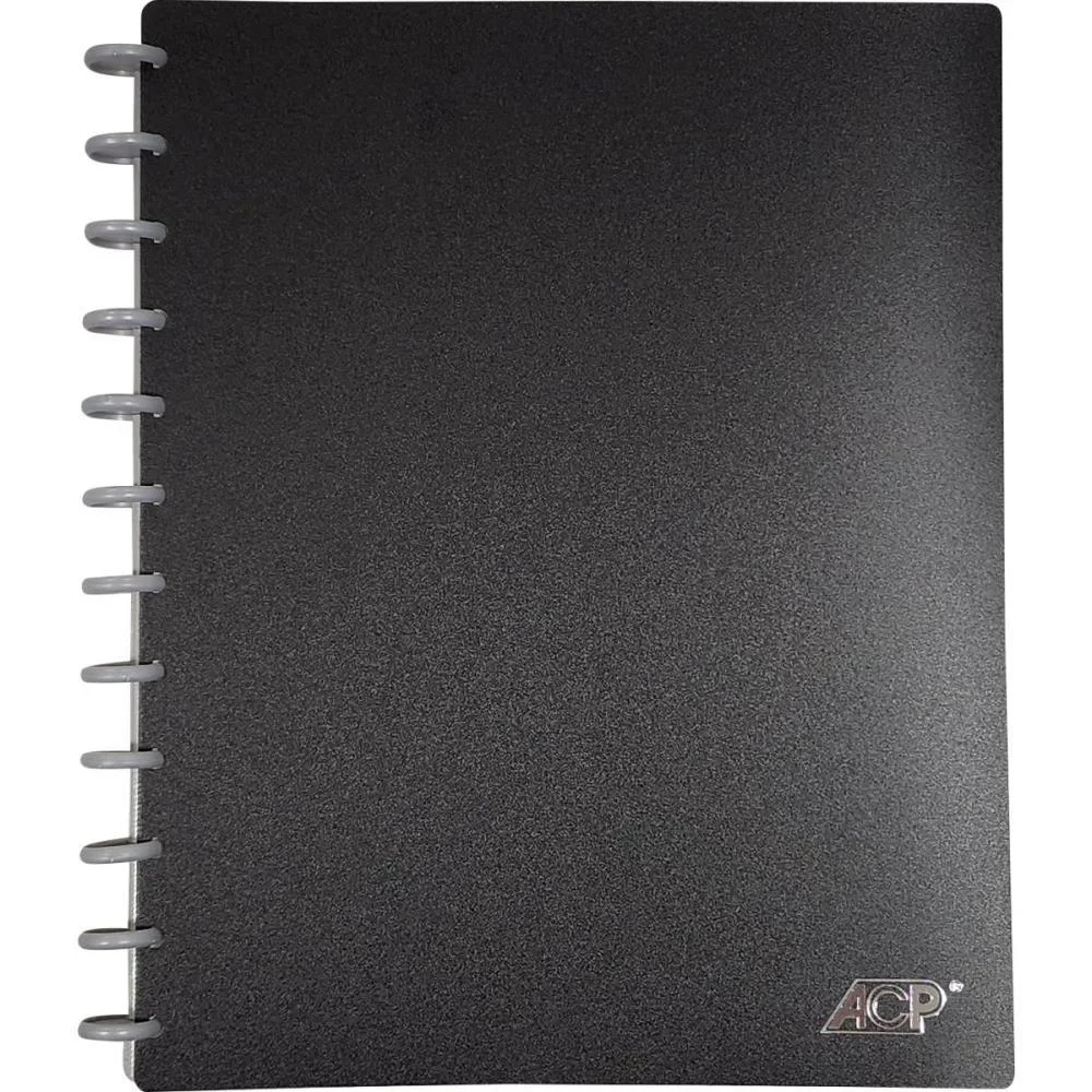 Pasta Catalogo A4 Candy Pp 30 Env. Preto/Prat Acp - imagem 3