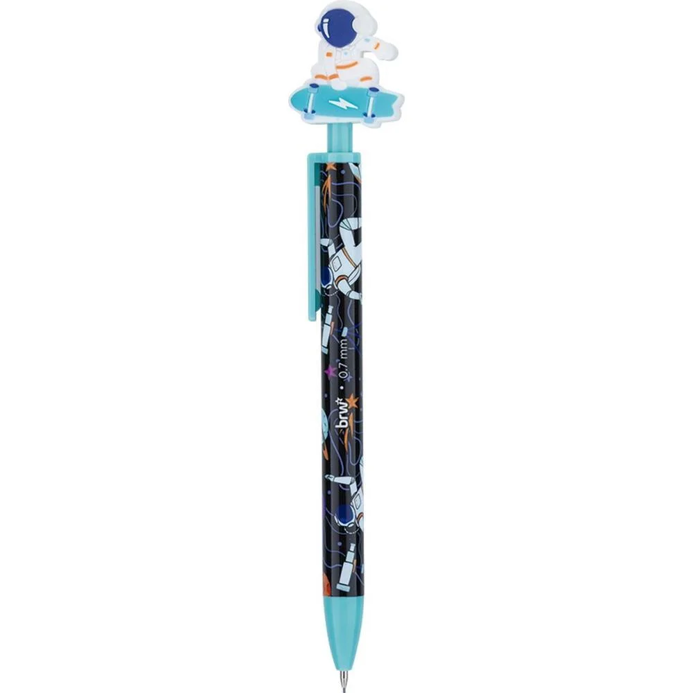 Lapiseira 0.7Mm Divertida Astronaut Plast.4Mo Brw C/ 12 Unidades - imagem 6