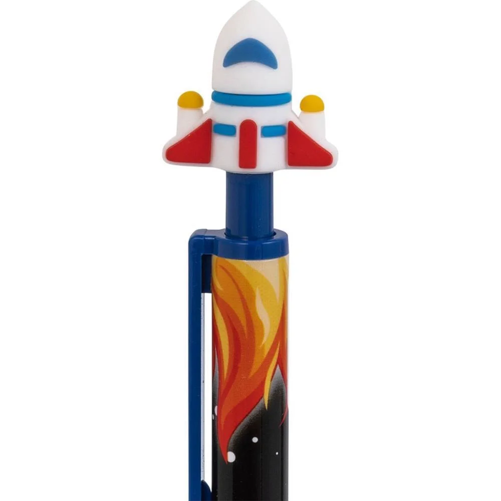 Lapiseira 0.7Mm Divertida Astronaut Plast.4Mo Brw C/ 12 Unidades - imagem 7