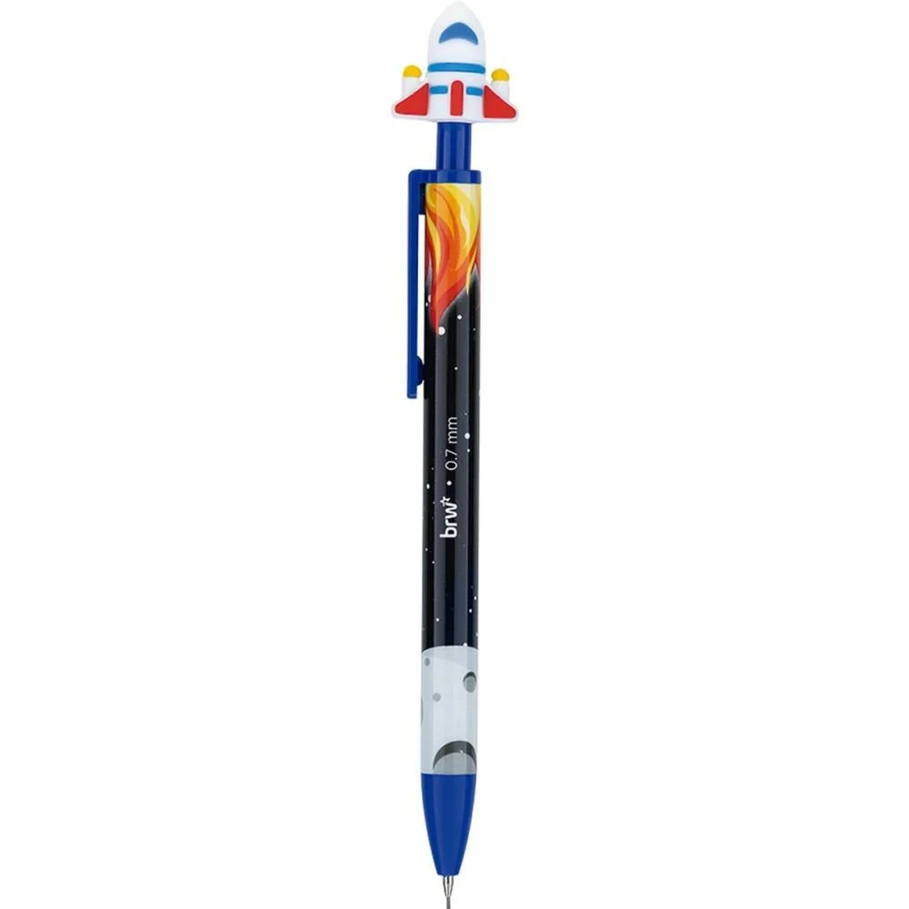 Lapiseira 0.7Mm Divertida Astronaut Plast.4Mo Brw C/ 12 Unidades - imagem 8