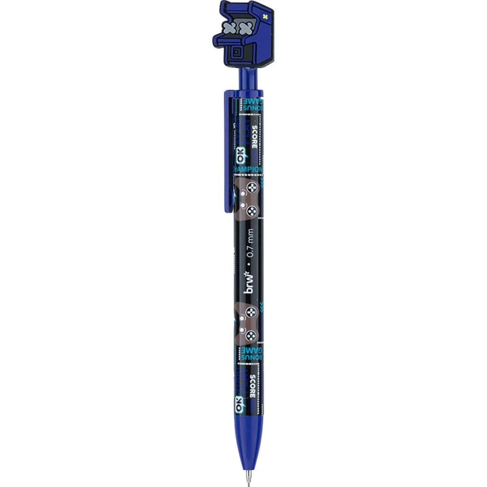 Lapiseira 0.7Mm Divertida Game Plast.4Modelos Brw C/ 12 Unidades - imagem 5