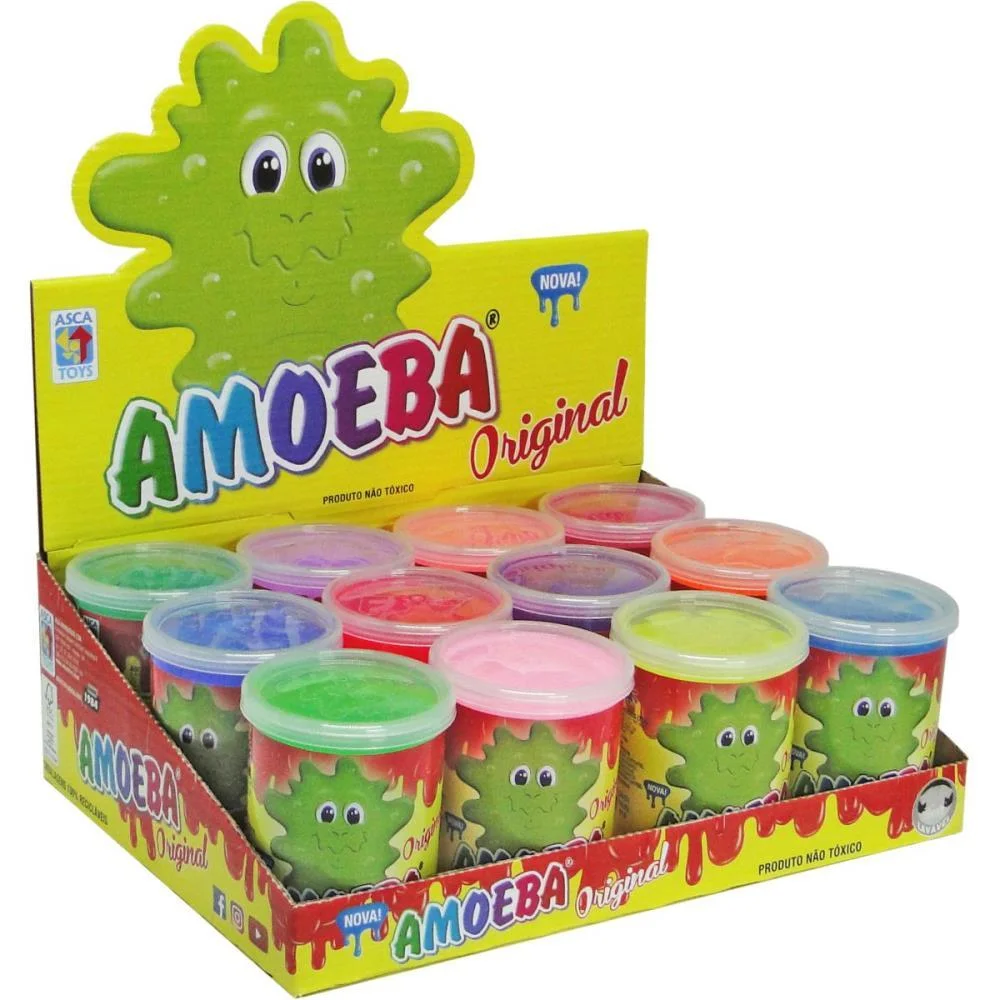 Slime Amoeba 110G. Cores (S) Asca Toys C/ 12 Unidades - imagem 6