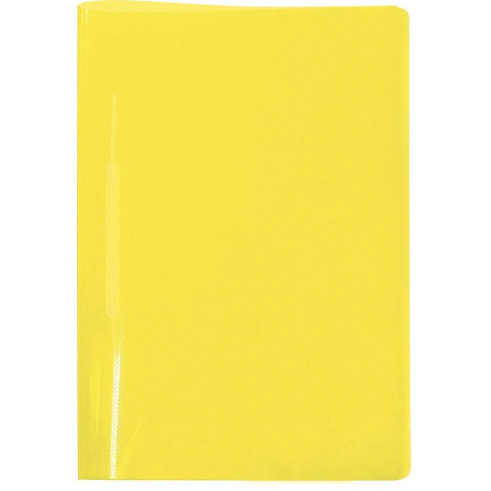 Pasta Grampo Trilho Plastica Oficio Amarela Dac (Pct.c/10) - imagem 2