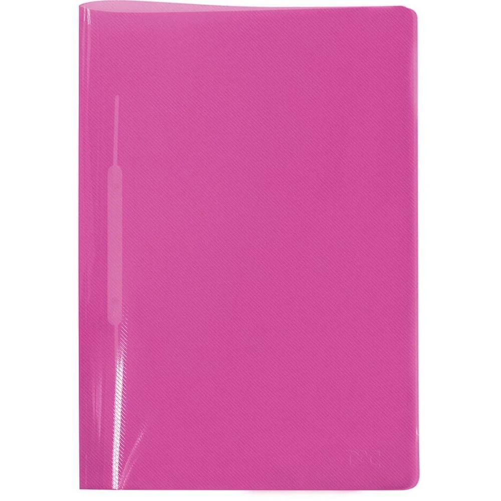 Pasta Grampo Trilho Plastica Oficio Rosa Dac (Pct.c/10) - imagem 2