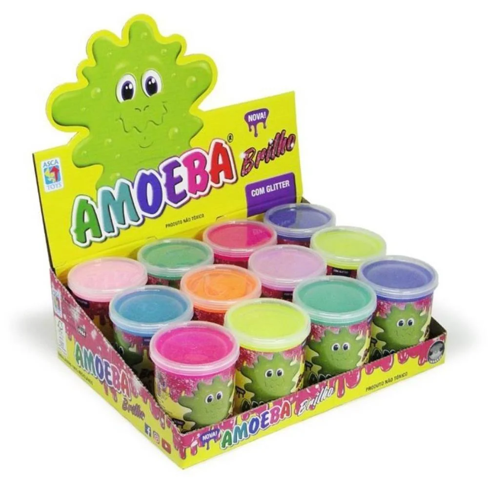 Slime Amoeba Brilho 110G (S) Asca Toys C/ 12 Unidades - imagem 3