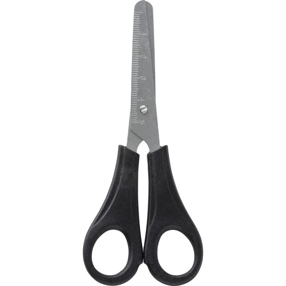 Tesoura Escolar Preta 13Cm Brw (Cx.c/60) - imagem 3