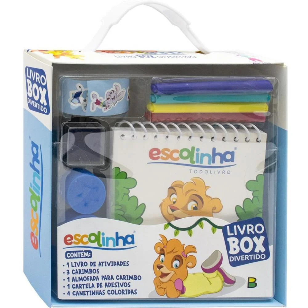 Livro De Atividades Box Divertido Escolinha 10Pcs Todolivro - imagem 3