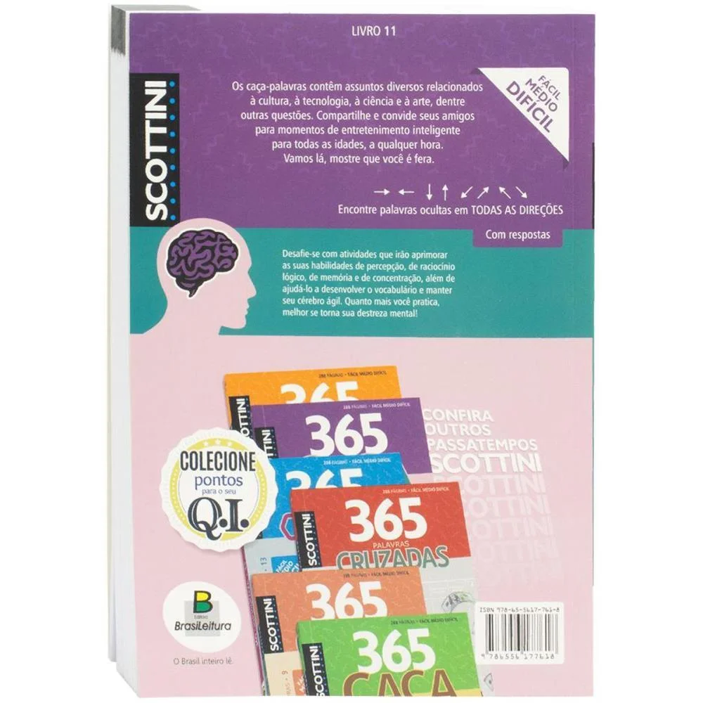 Livro De Atividades Caca-Palavras 365 N.11 288Pag. Todolivro - imagem 6