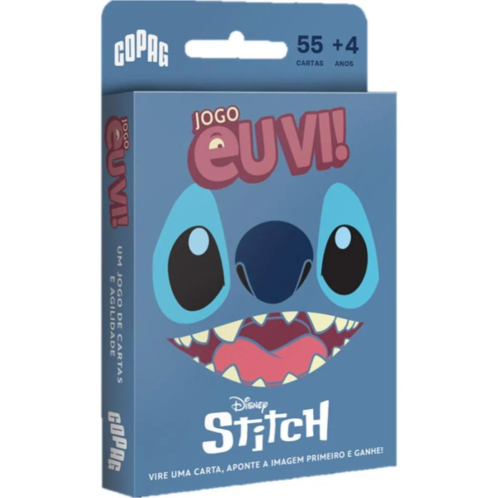 Jogo De Cartas Eu Vi! Stitch Copag - imagem 3