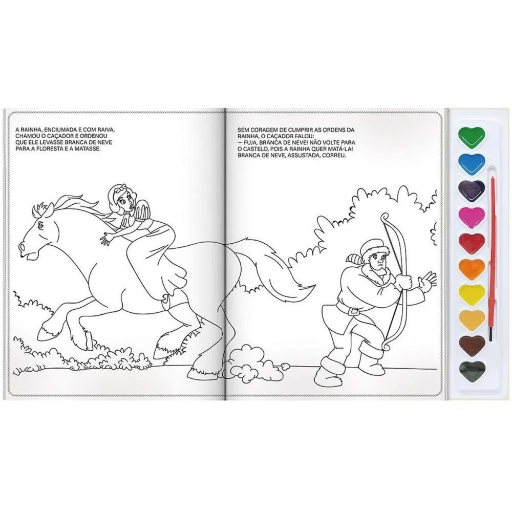 Livro Aquarela Branca De Neve 27X28Cm 16Pag. Todolivro - imagem 4