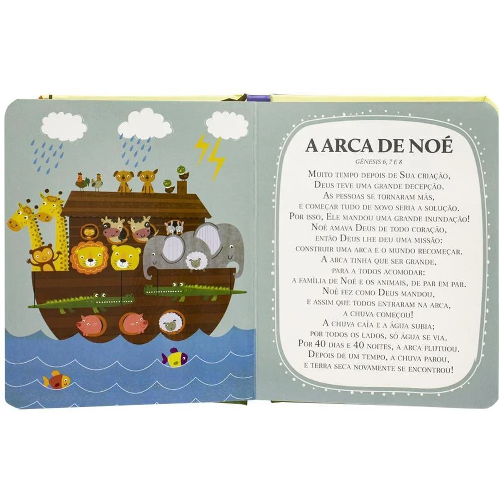 Livro Infantil Ilustrado Biblia Fofa Do Bebe 12X15 10Pg Todolivro - imagem 4