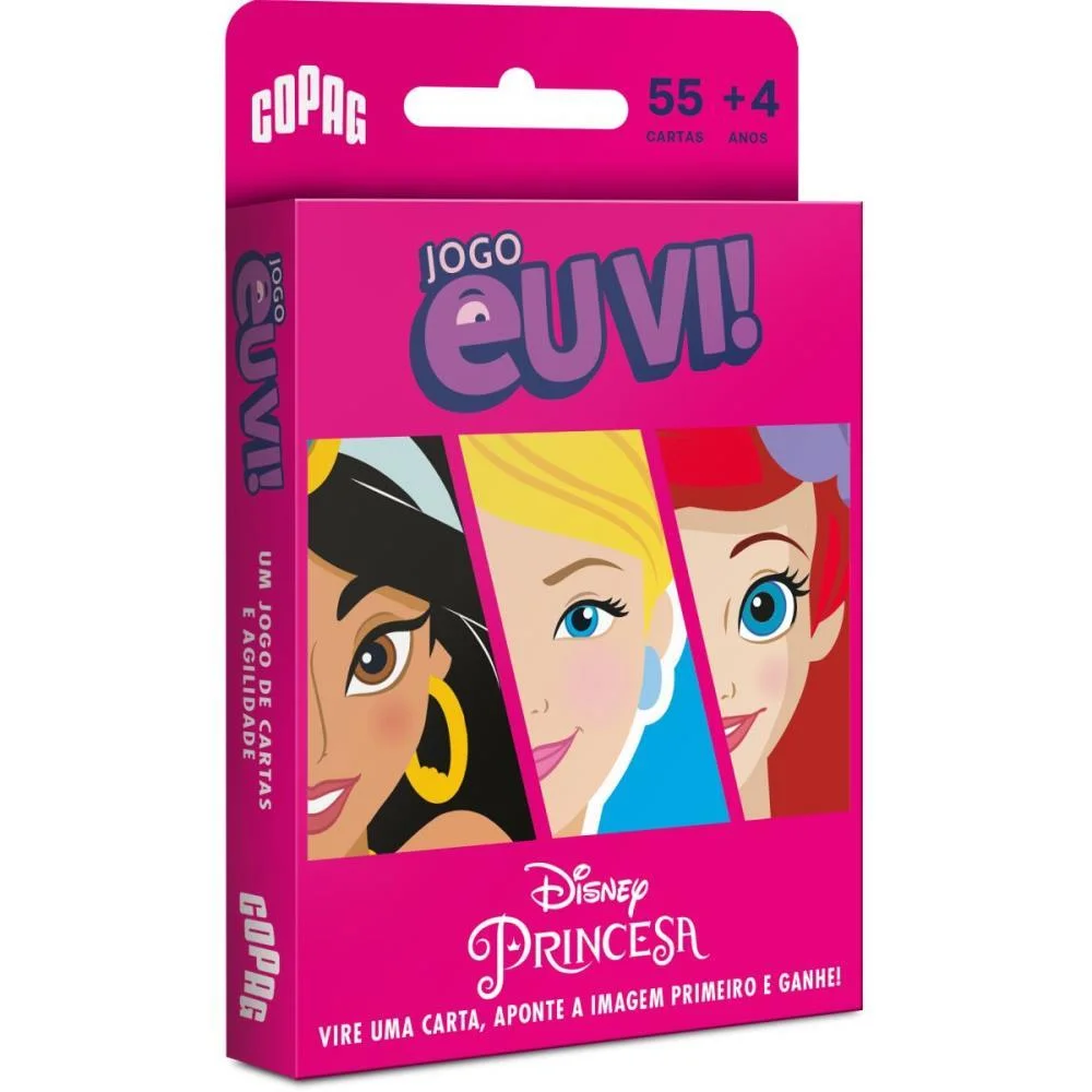 Jogo De Cartas Eu Vi! Princesas Copag - imagem 2