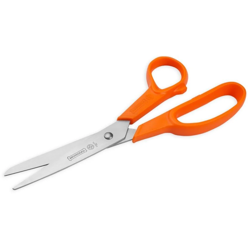 Tesoura Multiuso Fio Liso Laranja 22Cm Mundial - imagem 3