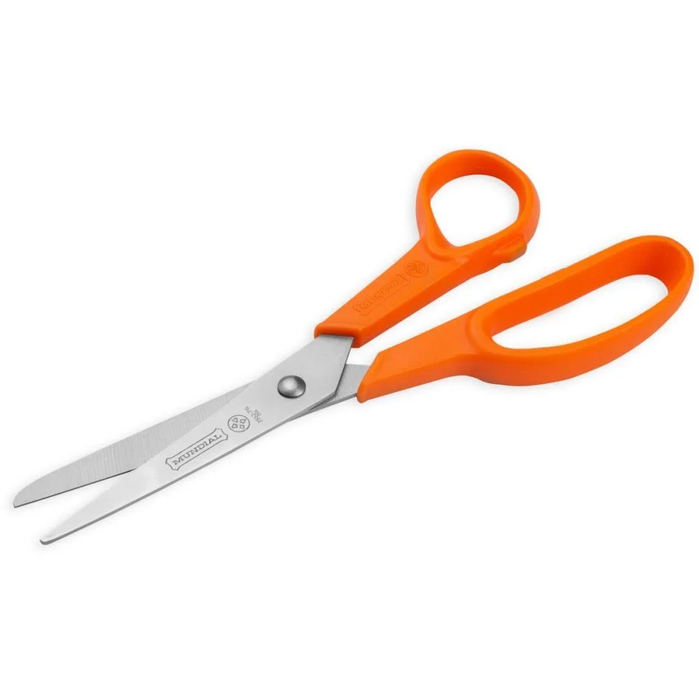 Tesoura Multiuso Fio Liso Laranja 19Cm Mundial - imagem 3