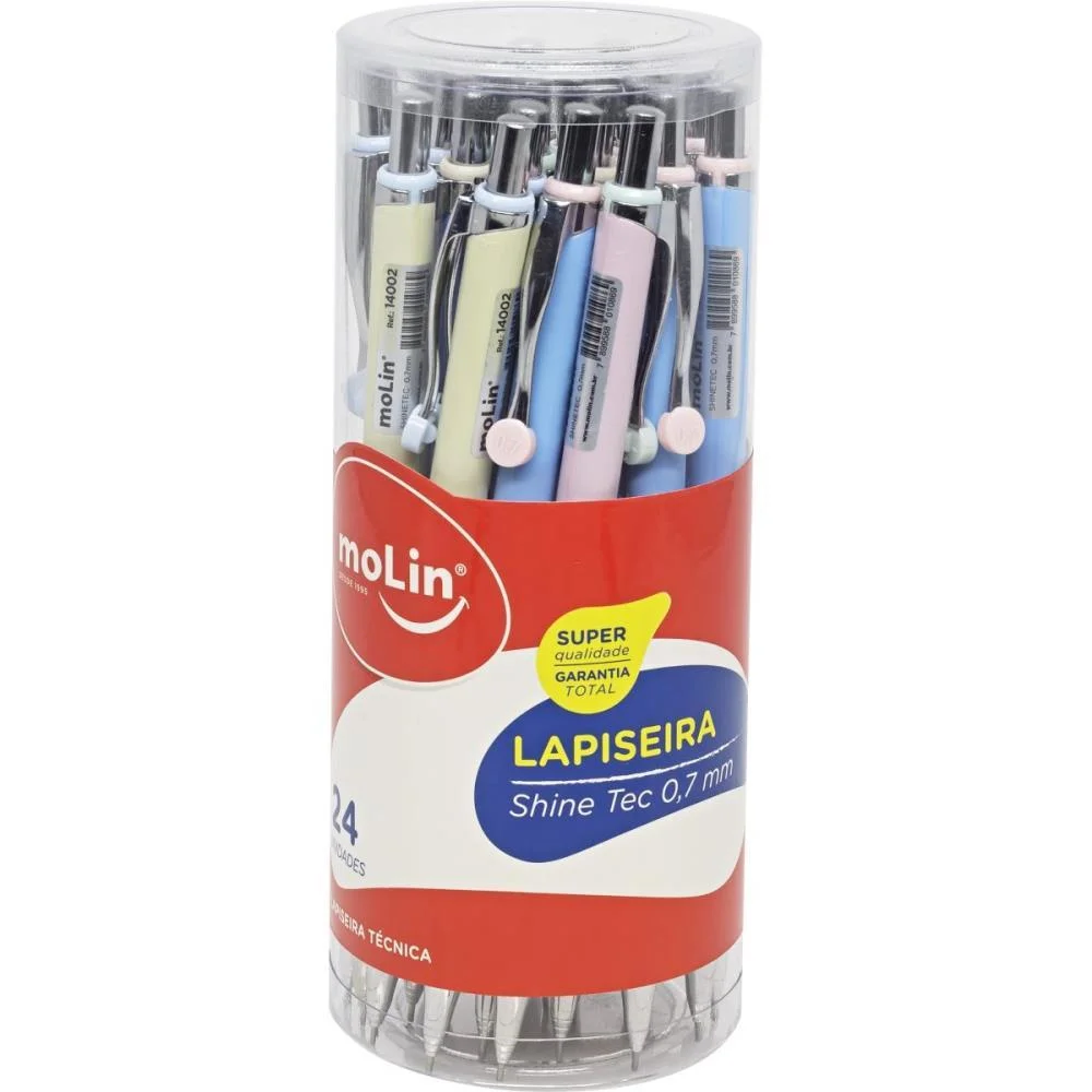 Lapiseira 0.7Mm Shine Tec (S) Molin (Pote-24) - imagem 2