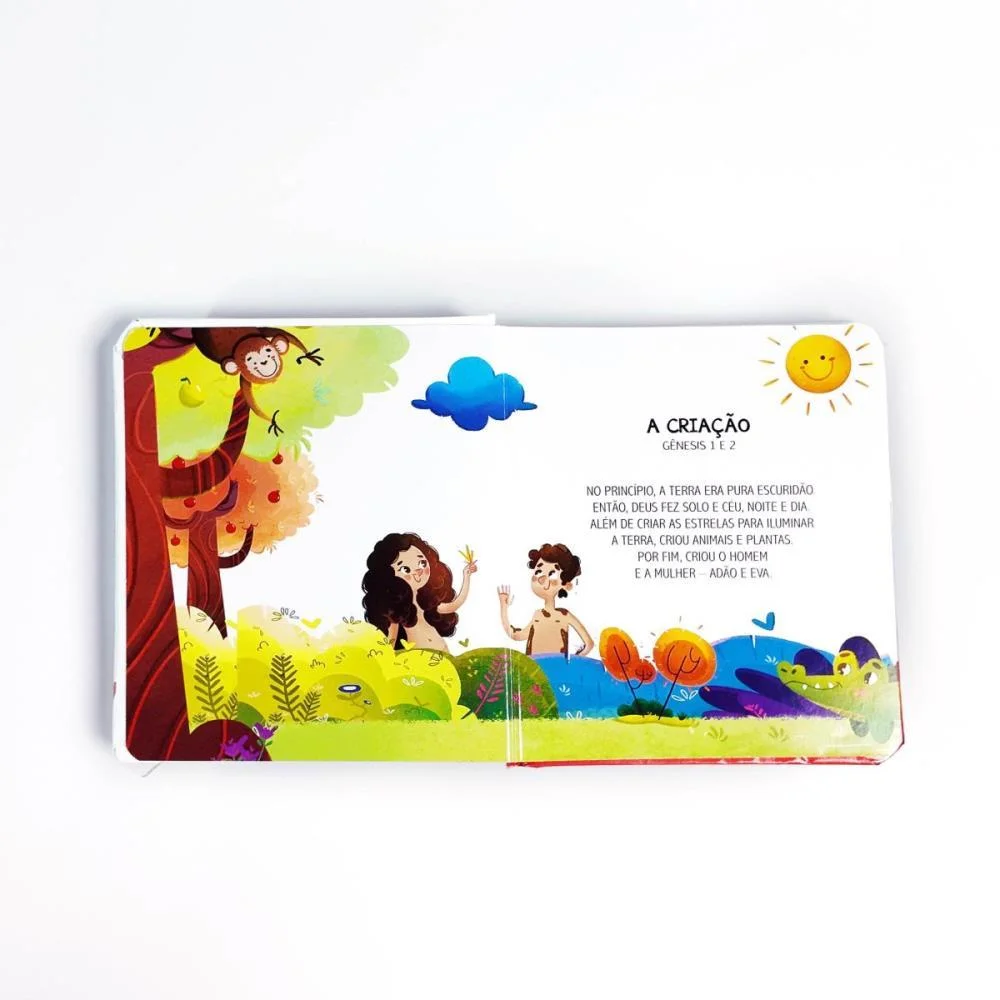 Livro Infantil Ilustrado Minha Primeira Biblia 20Pgs Magic Kids - imagem 3