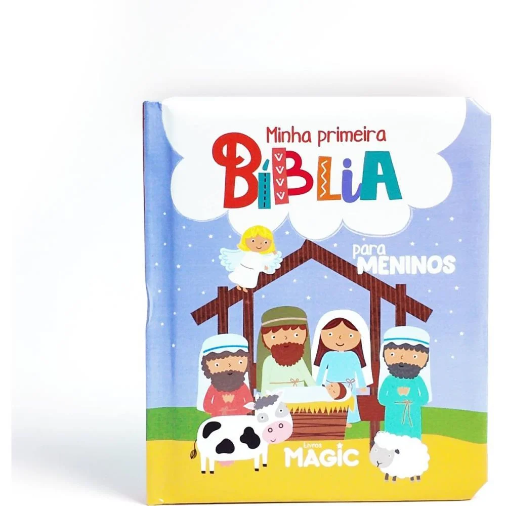 Livro Infantil Ilustrado Minha Primeira Biblia Menino Magic Kids - imagem 2