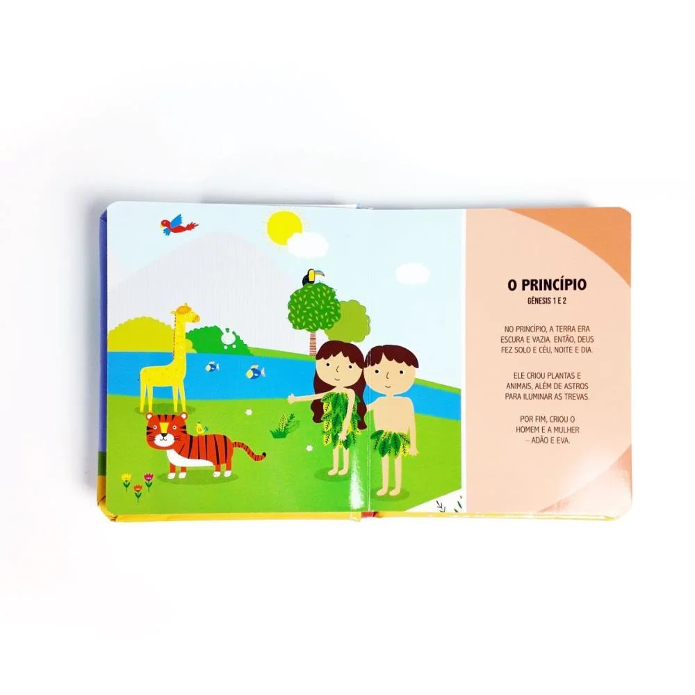 Livro Infantil Ilustrado Minha Primeira Biblia Menino Magic Kids - imagem 3