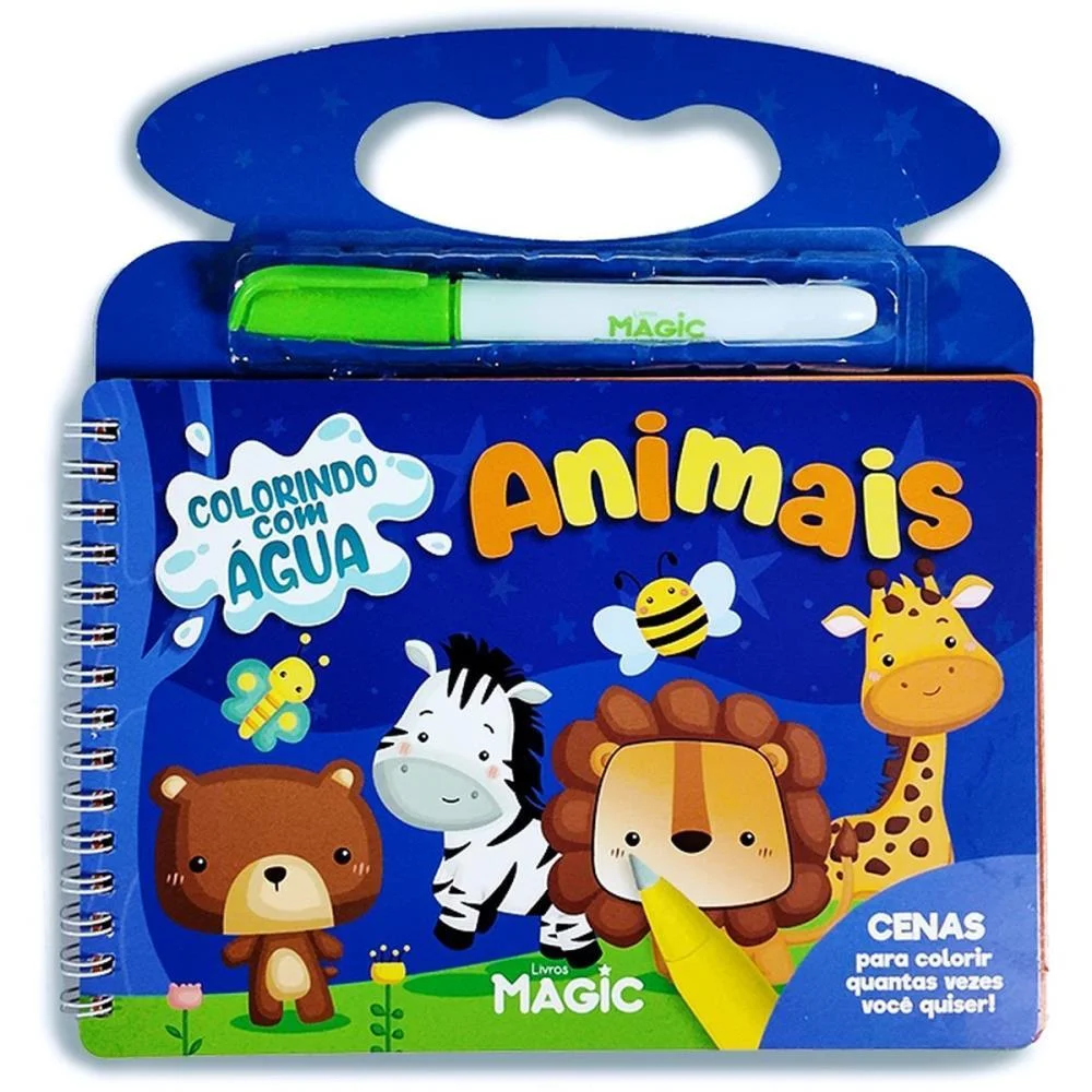 Livro Aquabook Animais 10Pgs 21,5X20Cm Magic Kids - imagem 2