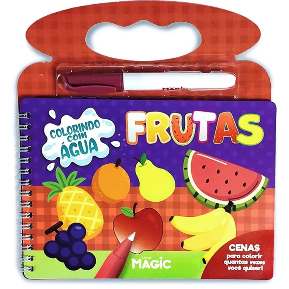 Livro Aquabook Frutas 10Pgs 21,5X20Cm Magic Kids - imagem 5