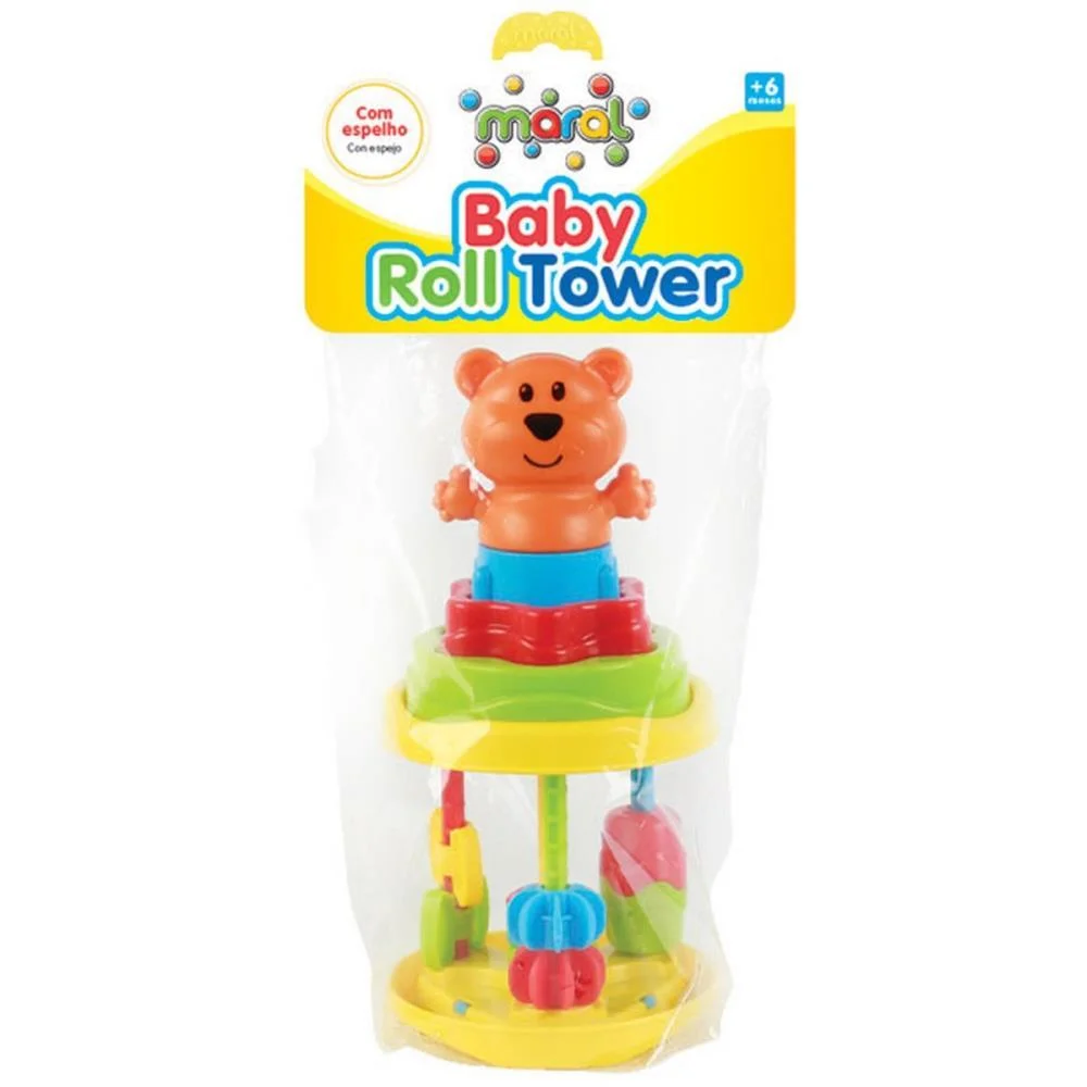 Brinquedo Educativo Baby Roll Tower Maral - imagem 4