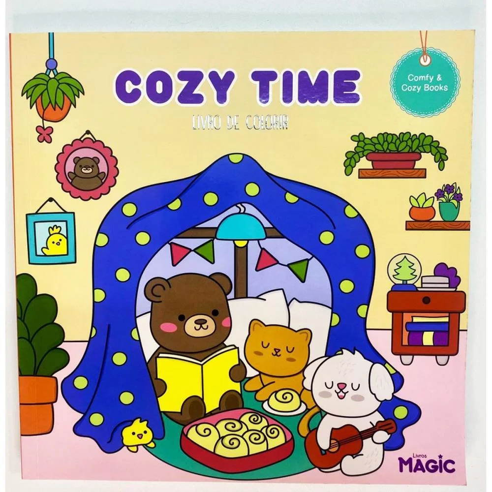 Livro De Colorir Cozy Time 48Pgs 180G Magic Kids - imagem 5