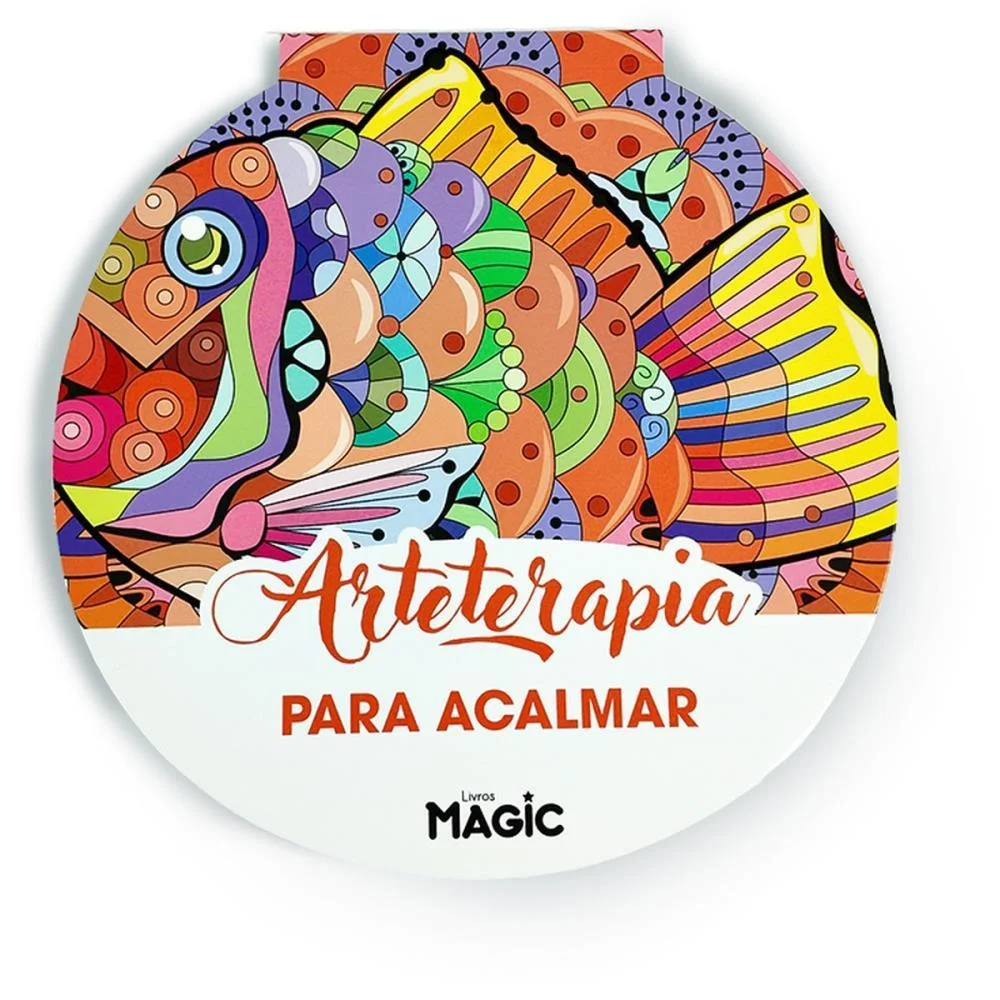 Livro De Colorir Arte Terapia Para Acalmar 24Pg Magic Kids - imagem 5