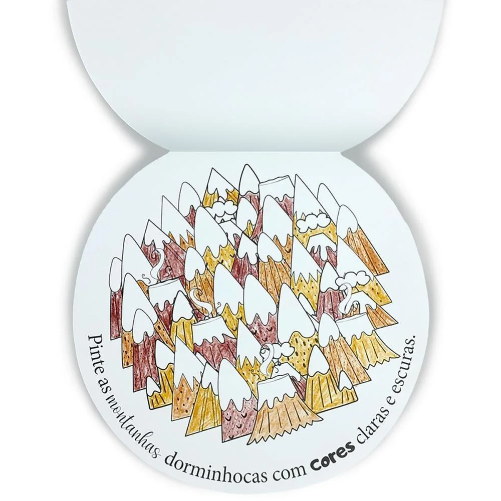 Livro De Colorir Arte Terapia 24Pgs 17,5Cm Magic Kids - imagem 4