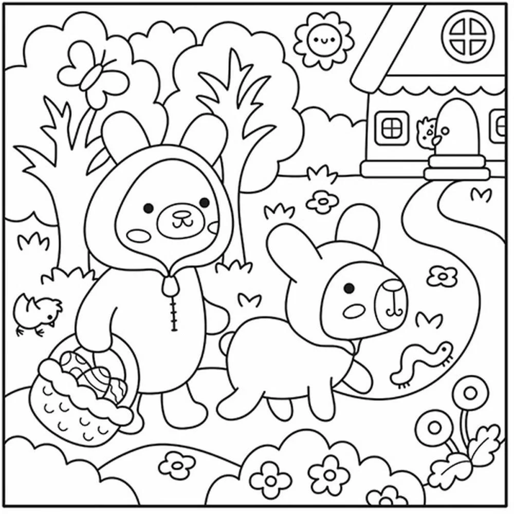 Livro De Colorir Cute Buddies 48Pg 180G Magic Kids - imagem 4