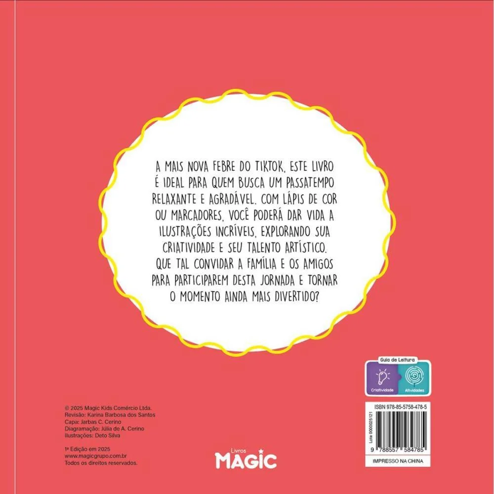 Livro De Colorir Circus 48Pgs 180G Magic Kids - imagem 5