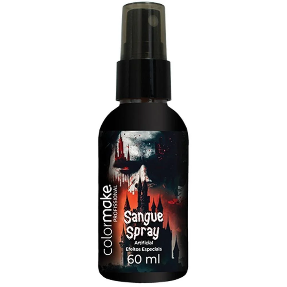 Pintura Facial Sangue Spray Artificial 60Ml. Colormake C/ 12 Unidades - imagem 3