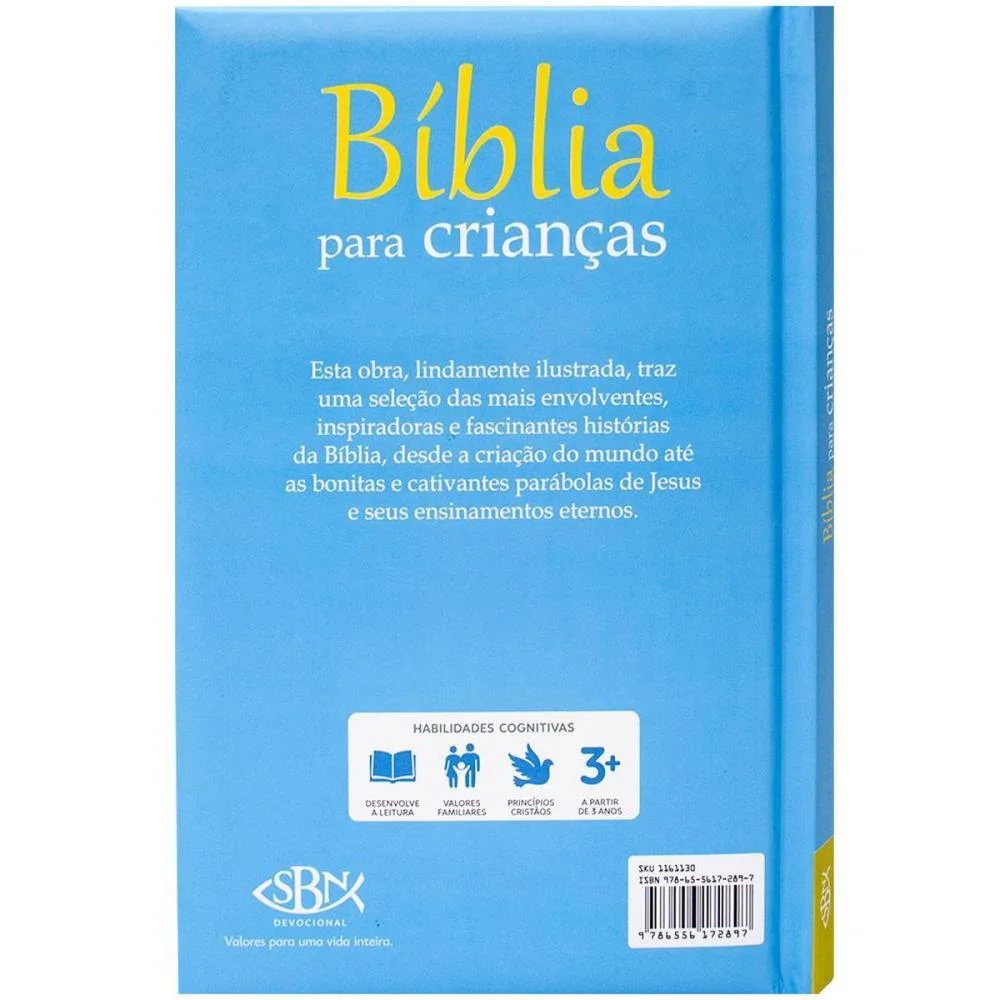 Livro Infantil Ilustrado Biblia Infantil Cd Azul 112Pg Todolivro - imagem 4