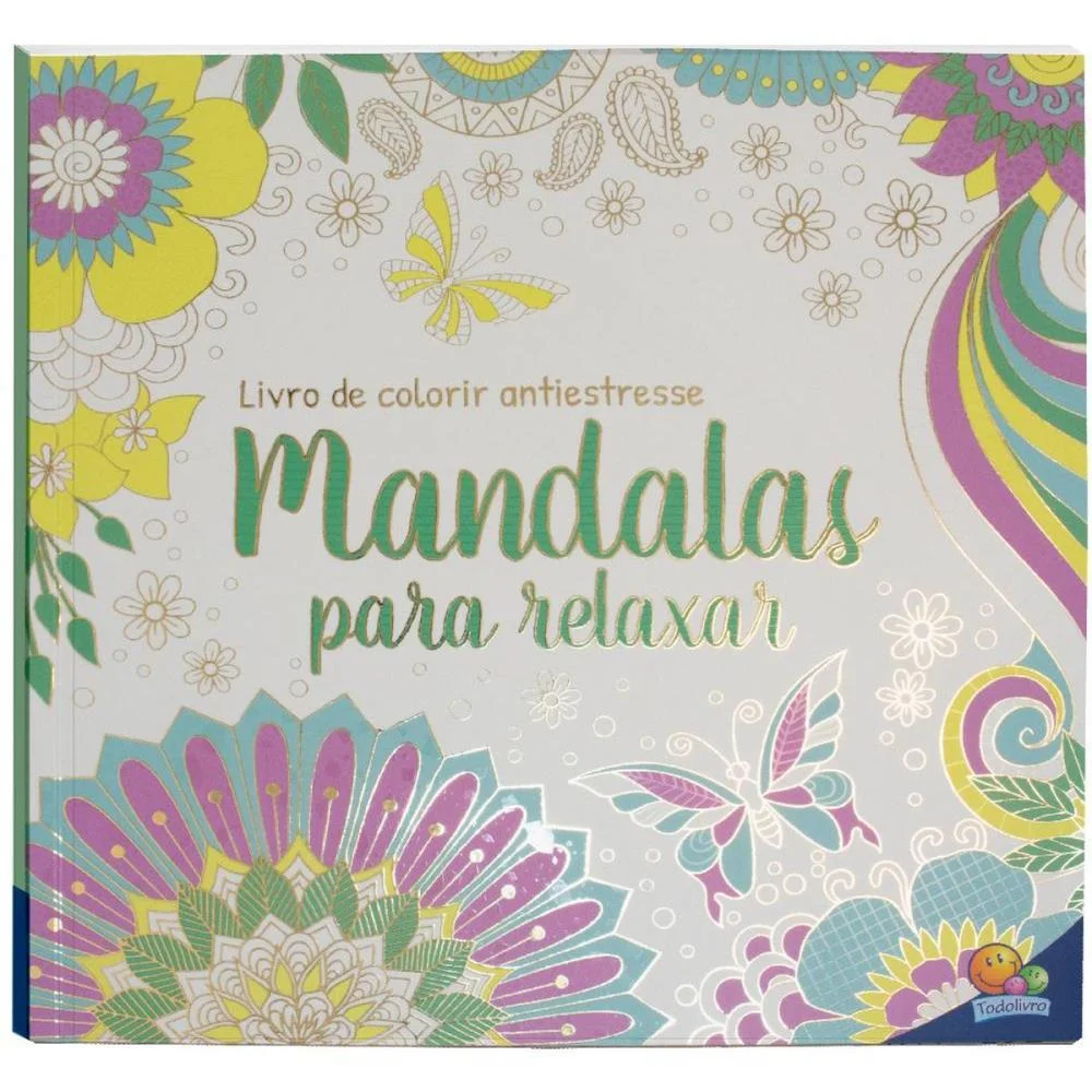 Livro De Colorir Antiestresse Mandalas 48Pg Todolivro - imagem 2
