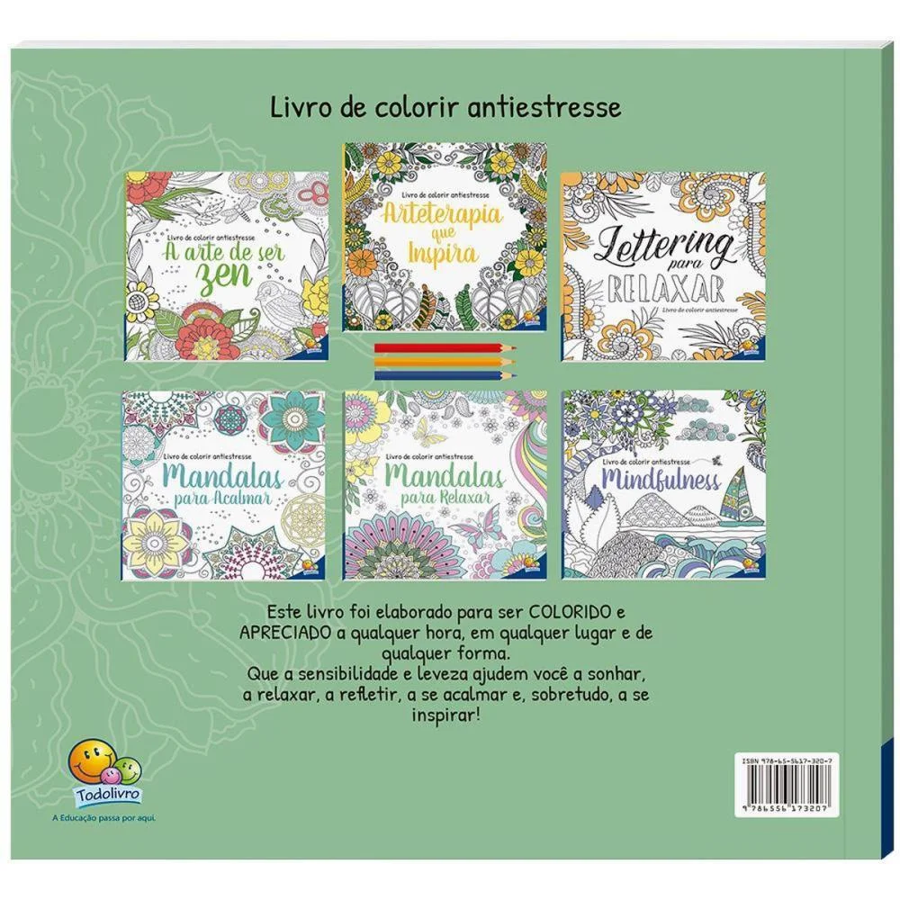 Livro De Colorir Antiestresse Mandalas 48Pg Todolivro - imagem 4