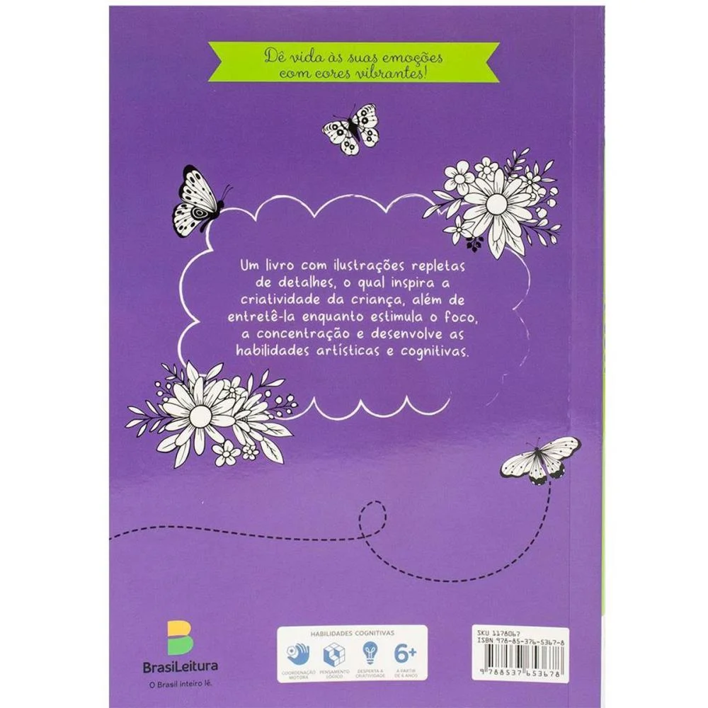 Livro De Colorir 365 Jardim Encantado 15X22 288 Todolivro - imagem 4